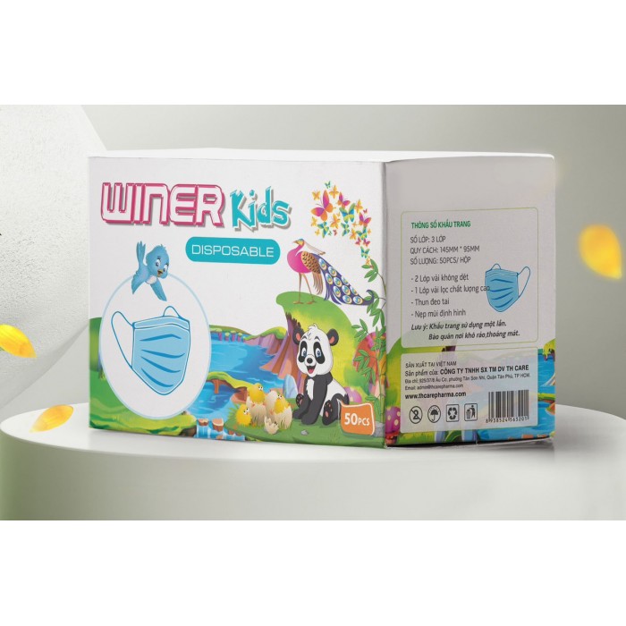 Khẩu trang y tế WINER KIDS - Khẩu Trang Y Tế WINER - Công Ty TNHH SX TM DV TH Care